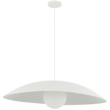 Dainolite OLV-241P-MW - 1 Light Pendant, Matte White w/ Opal Glass