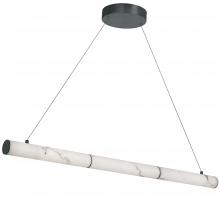 Dainolite RBN-4030HP-MB-ALB - 30W Horiz Pendant, MB w/ faux Alabaster