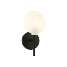 Matteo Lighting W33701MB - Peony Wall Sconce Matte Black