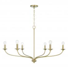 Capital Canada 449961MA - 6 Light Chandelier