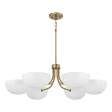 Capital Canada 451461AW - 6 Light Chandelier