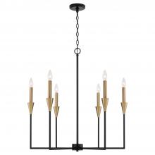 Capital Canada 451961AB - 6 Light Chandelier