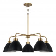 Capital Canada 452051AB - 5 Light Chandelier