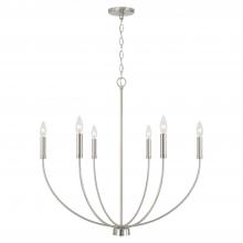 Capital Canada 452161BN - 6 Light Chandelier