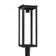 Capital Canada 934643BK-GL - 1 Light Outdoor Post Lantern