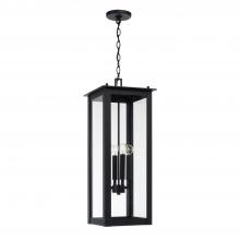 Capital Canada 934644BK - 4 Light Outdoor Hanging Lantern