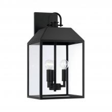Capital Canada 953432BK - 3 Light Outdoor Wall Lantern