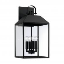Capital Canada 953443BK - 4 Light Outdoor Wall Lantern
