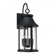 Capital Canada 953641BK - 4 Light Outdoor Wall Lantern