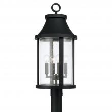 Capital Canada 953645BK - 4 Light Outdoor Post Lantern