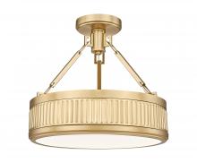 Z-Lite 3046SF15-MGLD-LED - 1 Light Semi Flush Mount