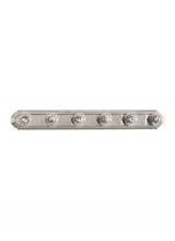 Generation Lighting 4702-962 - De-Lovely traditional 6-light indoor dimmable bath vanity wall sconce in brushed nickel silver finis