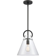 Gerrie Lighting Studio Items 89346/1 - Gabby 1 Light 11 inch Matte Black Mini Pendant Ceiling Light