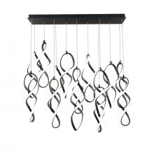 WAC Canada PD-47814L-BK - Interlace Chandelier Light