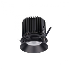 WAC Canada R4RD1L-WTWB-BK - Volta 4.5" Round Shallow Regressed Invisible Trim with LED Light Engine