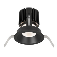 WAC Canada R4RD1T-WTWB-BK - Volta 4.5" Round Shallow Regressed Trim with LED Light Engine