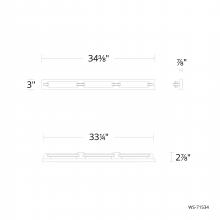 WAC Canada WS-71534-27-BN - Spectacle Bath & Wall Sconce