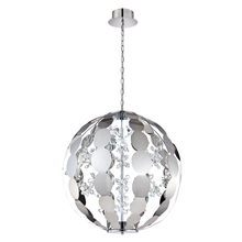 Eurofase 28160-014 - World, 2Lt LED Chandelier, Large, Chrome