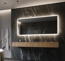 Paris Mirrors RECTX70326000 - Rectangle Backlit Mirror (Backlit, Frosted Edges)