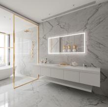 Paris Mirrors HARMX6028RGB - Harmony Mirror (Frontlit, Polished Edge, Inset LEDs)