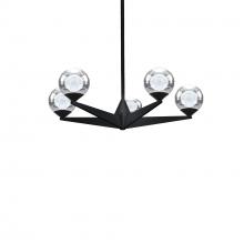 Modern Forms Canada PD-82024-BK - Double Bubble Chandelier Light