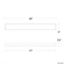 Modern Forms Canada WS-16538-35-BN - Ice Bar Bath Vanity Light