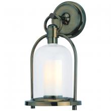 Troy B2021HB - One Light Heritage Bronze Wall Lantern