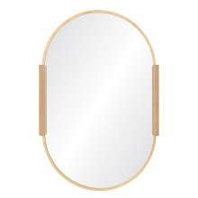 Renwil MT2556 - Kerianne 41" Tall Oval Wall Mirror, Yellow