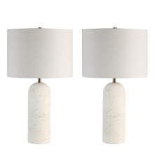 Renwil LPT1291-SET2 - Dorato 24.75" Height Table Lamp, White