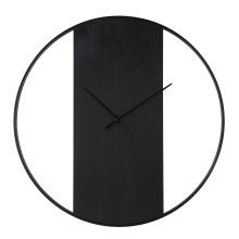 Renwil CL256 - Romy Indoor Iron Wall Clock, Matte Black