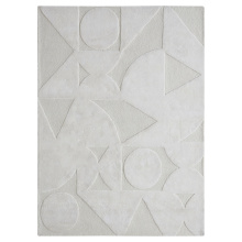 Renwil RMOS-21821-810 - Mosaico 7'10" x 10'2"" ft Hand Tufted Indoor Rug, Ivory