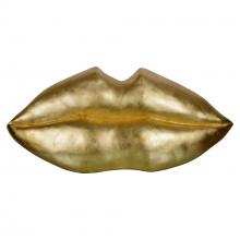 Renwil W6328 - Kiss Kiss 49" Wide Wall Art, Gold