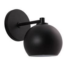 Renwil WS132 - Atia 7.5" Powder Coated Matte Black 1-Light Wall Sconce