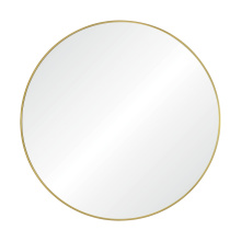 Renwil MT2531 - Grady 40" Tall Round Wall Mirror, Yellow