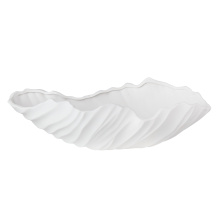 Renwil VAS255 - Darius Indoor Ceramic Bowl, Matte White