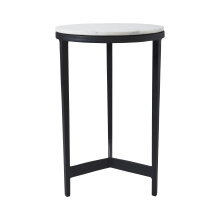 Renwil TA501 - Arryn Indoor Cast Aluminum Side Table, Black