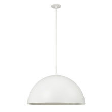 Renwil LPC4480 - Ozona 27.5" Wide 1-Light Chandelier, Matte Off-White