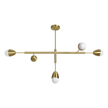 Renwil LPC4446 - Naura 17" Length Ceiling Fixture, Satin Brass
