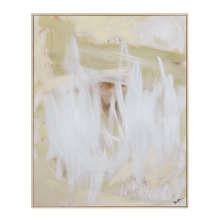 Renwil OL2139 - Bonnet 40.1" Wide Canvas Art with Wood Frame, Oak