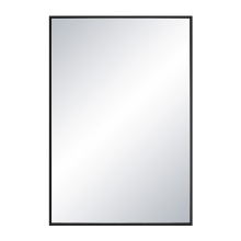 Renwil MT2673 - Gasel 30" Tall Rectangle Wall Mirror, Black
