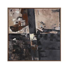 Renwil OL2125 - Odysseus 45" Wide Canvas Art, Black