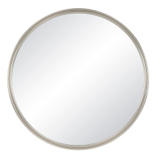 Renwil MT2680 - Oltimo 40" Tall Round Wall Mirror, Grey