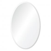 Renwil MT1552 - Frances 28" Tall Oval Wall Mirror