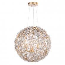 Regina Andrew 16-1184GL - Regina Andrew Cheshire Chandelier Small (Gold Leaf)