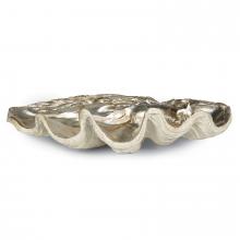 Regina Andrew 20-1035AMBSL - Regina Andrew Clam Bowl Large (Ambered Silver Leaf)