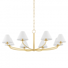 Hudson Valley BKO902-AGB - Stacey Chandelier