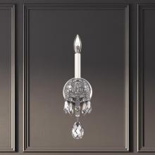 Schonbek 1870 HA5801N-40H - Hamilton Nouveau 1 Light 120V Wall Sconce in Polished Silver with Heritage Handcut Crystal