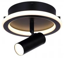 Canarm LCW314A01BK - Denver 1 Light Black Ceiling/Wall Light