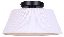 Canarm IFM1201A13BK - Aspen 1 Light Flush Mount