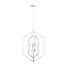 Canarm ICH1010A04WH16 - NETTO 4 Light Chandelier